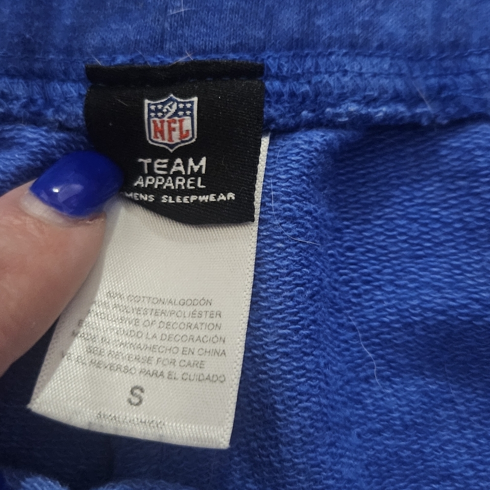 Buffalo Bills NFL Blue and White Women's Athletic Shorts Size Small Sleepwear - Picture 4 of 5